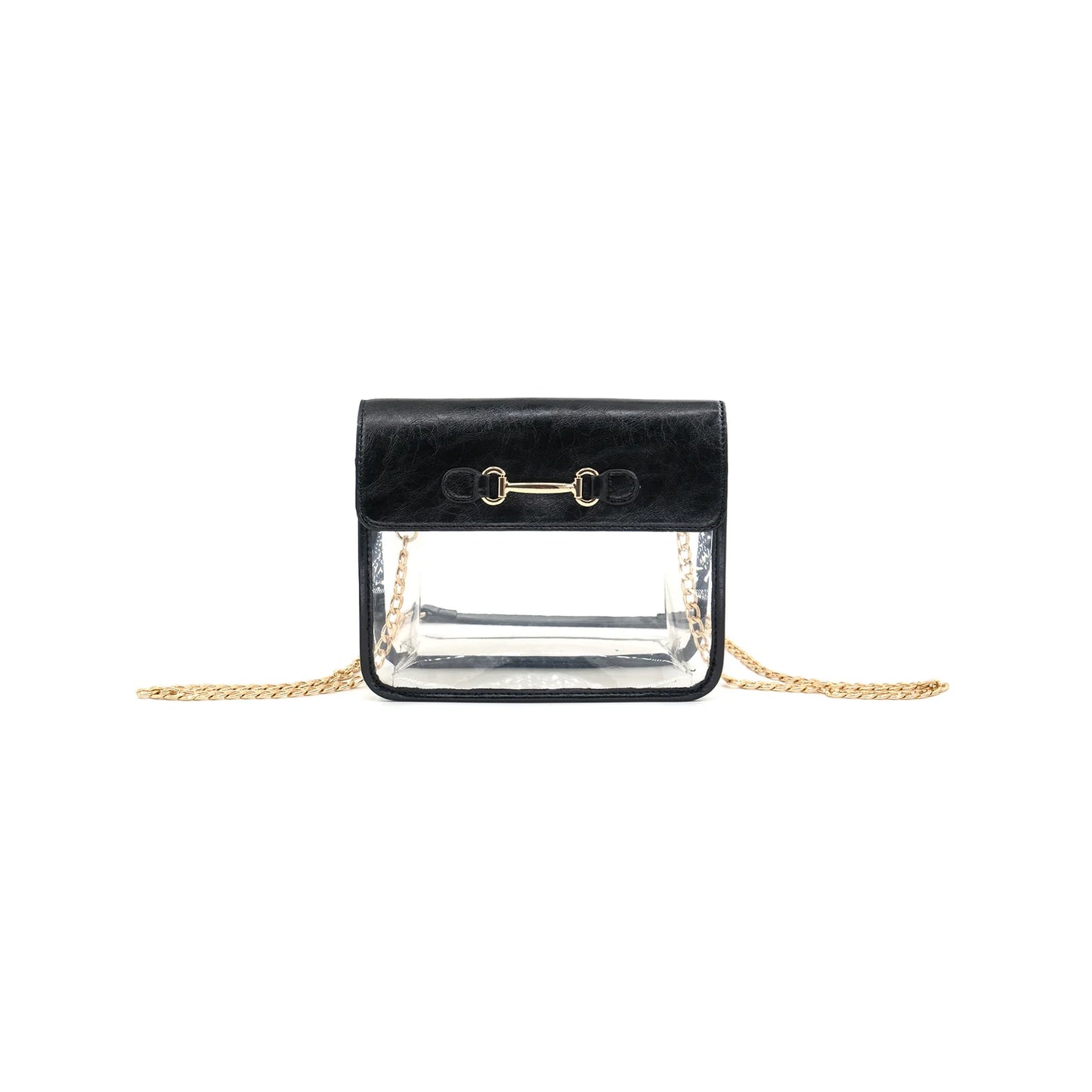 Clear Chain Strap Crossbody