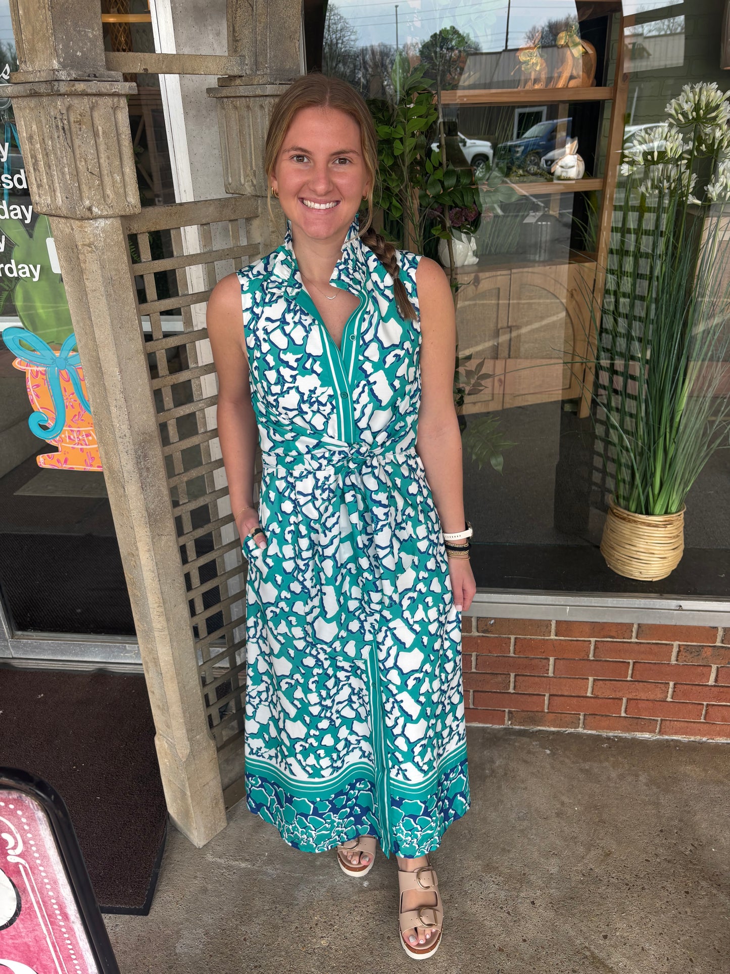 Reefline Back Wrap Maxi Dress