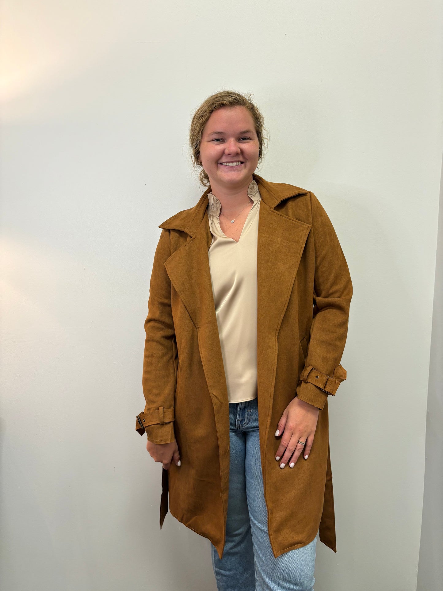 Asst Sueded Belted Coat