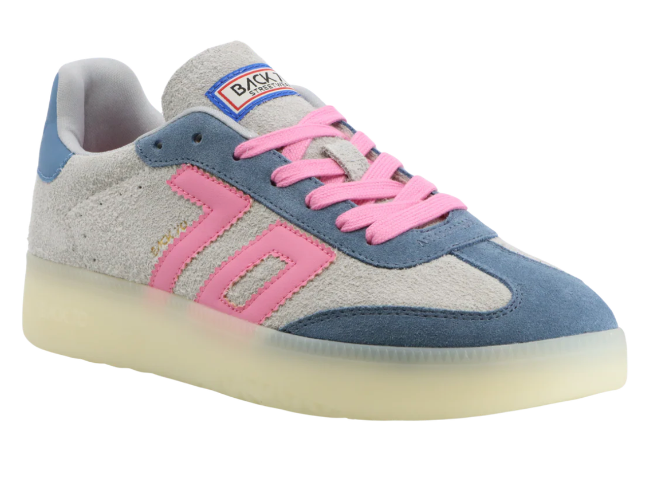 Back 70- Boston LS- Grey Jeans/Pink