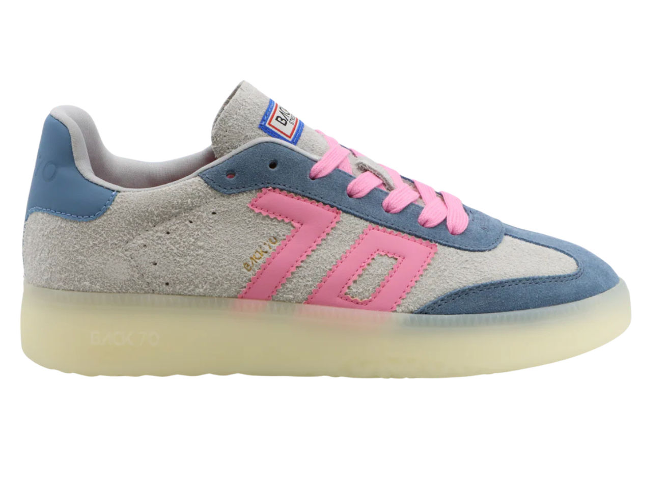 Back 70- Boston LS- Grey Jeans/Pink