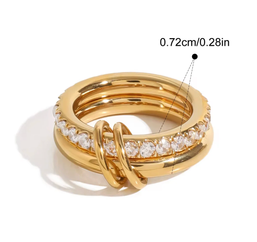 Glamour Ring Double Linked