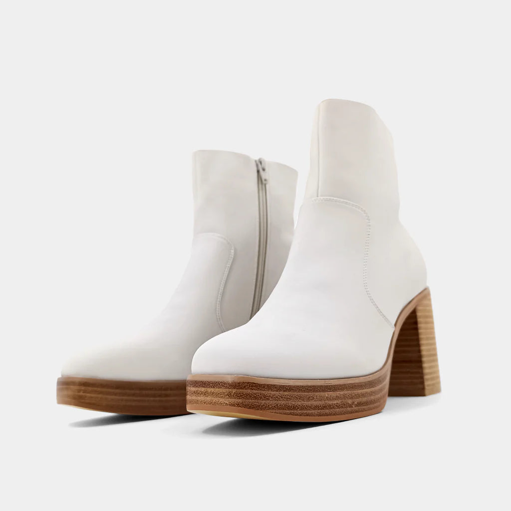 Vernita Bone Platform Ankle Boot