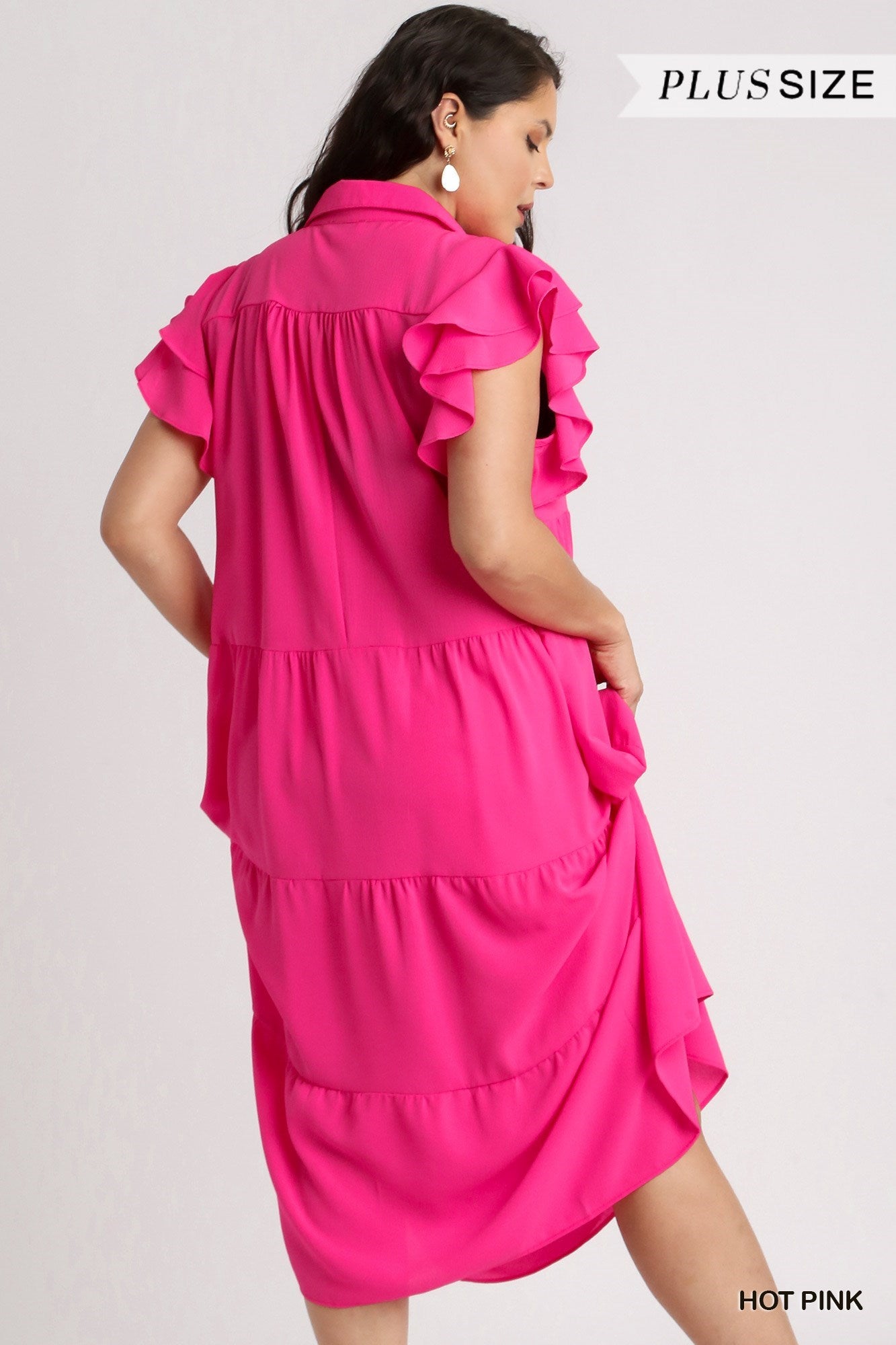Hot Pink Maxi dress +