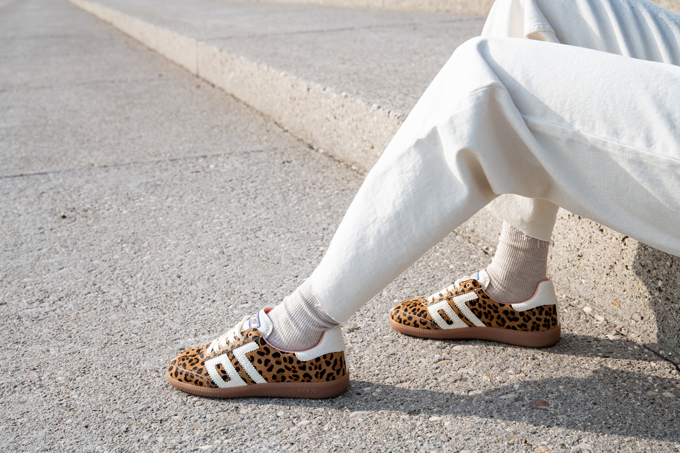 Back 70- Leopard cloud sneaker