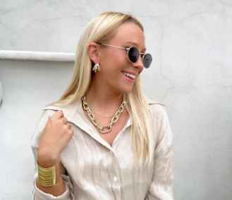 Claire Triple Hoops 1.5"