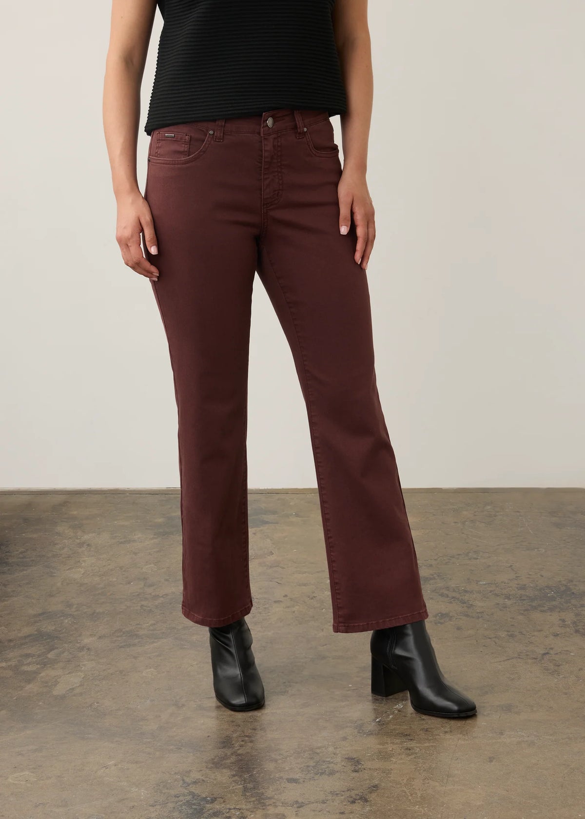 Olivia Fig Boot Ankle Jean