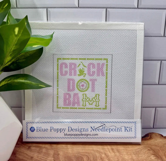 Crack Dot Bam Needlepoint kit
