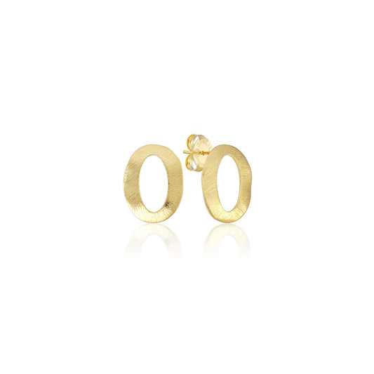 Dreamweaver Petite .5" Wavy Oval Stud