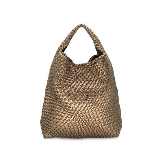 One Handle Woven Handbag