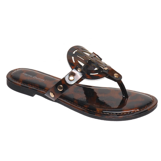 Storm Brown Tortoise Toe Sandal