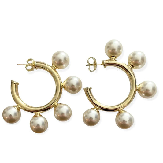 Polished Gio Hoops
