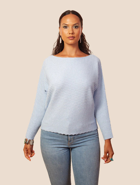Monet Baby Blue Sweater