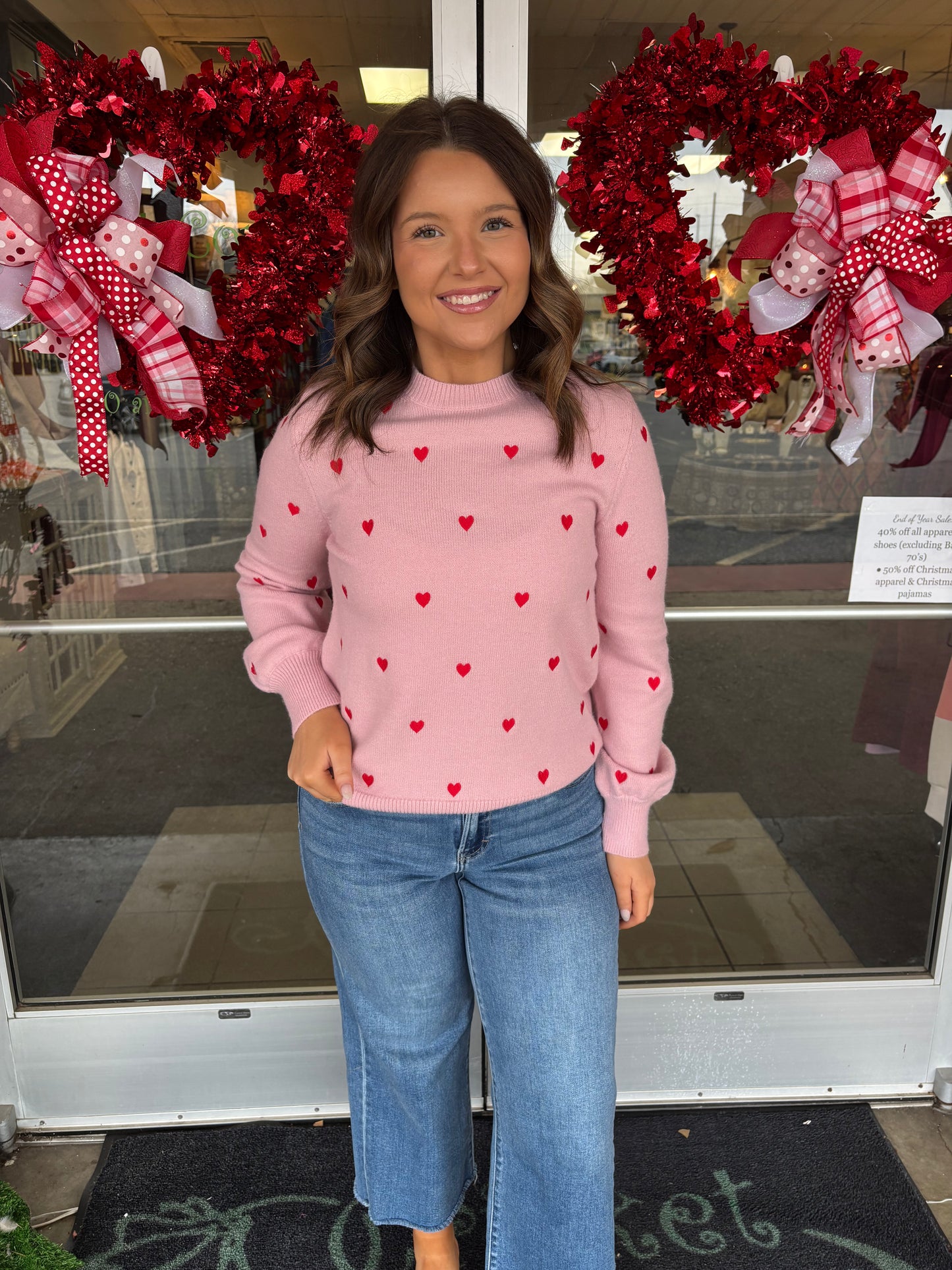 Heart Emb sweater
