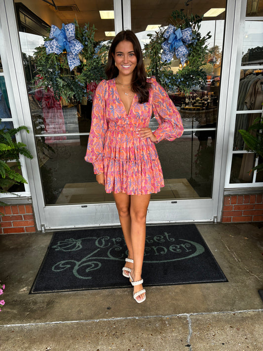 Birds of paradise Mini dress