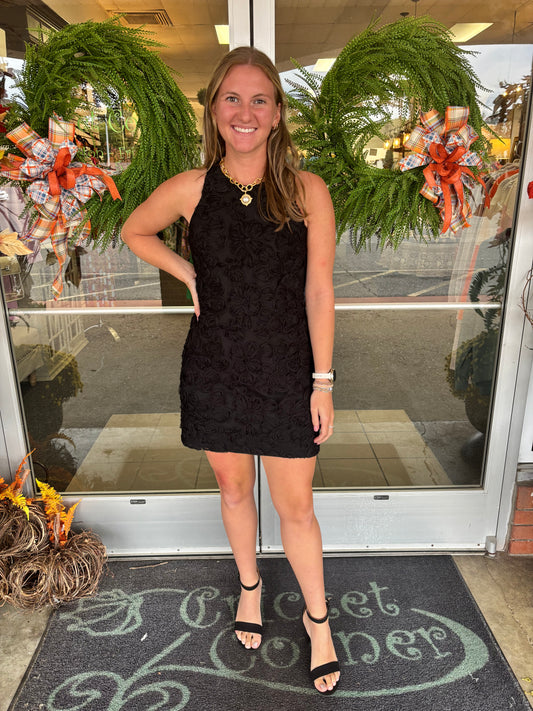 Black Soutache Dress