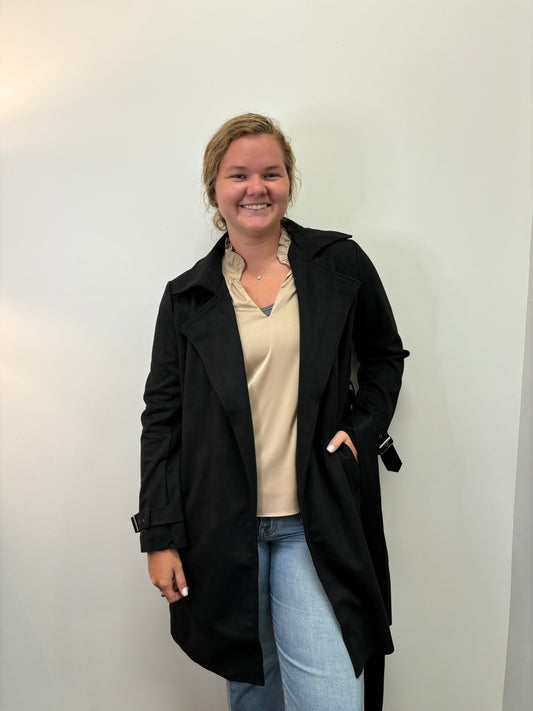 Asst Sueded Belted Coat