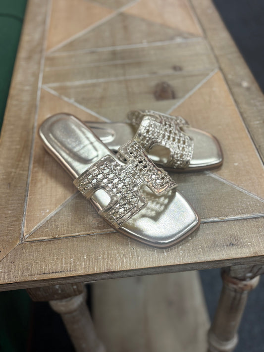 Vesta-33 Notched Gold Slide