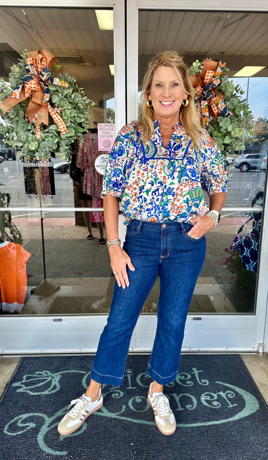 BOHO paisley top