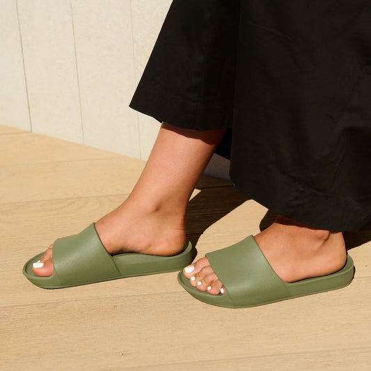 Archies- Olive Arch Support Slides