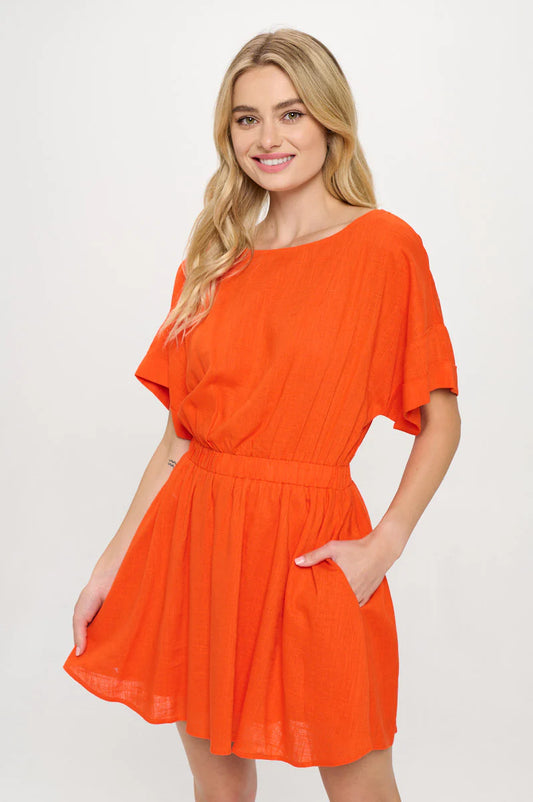Sunset glow short dress