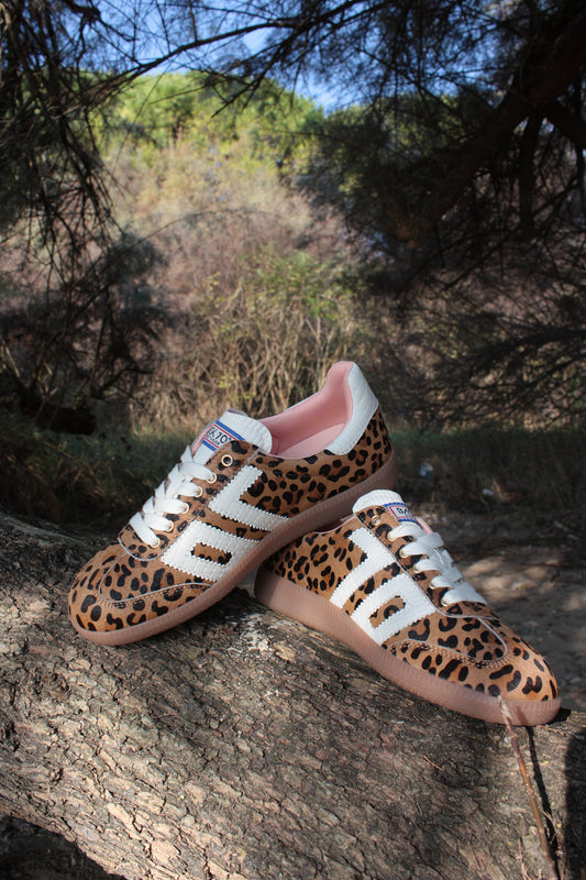 Back 70- Leopard cloud sneaker