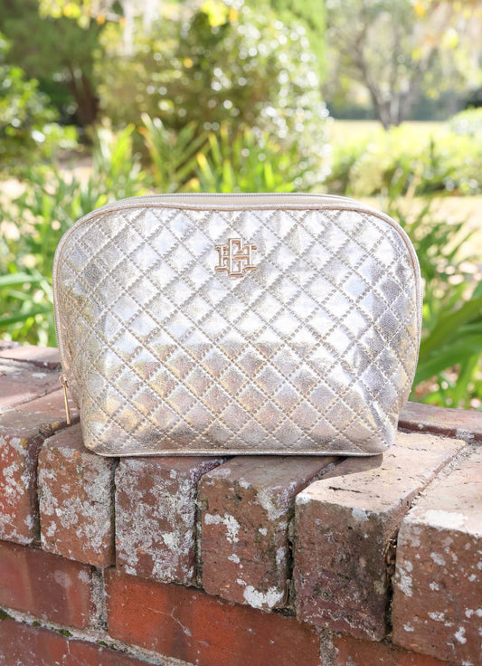 Capri Large Pouch- Champagne pop
