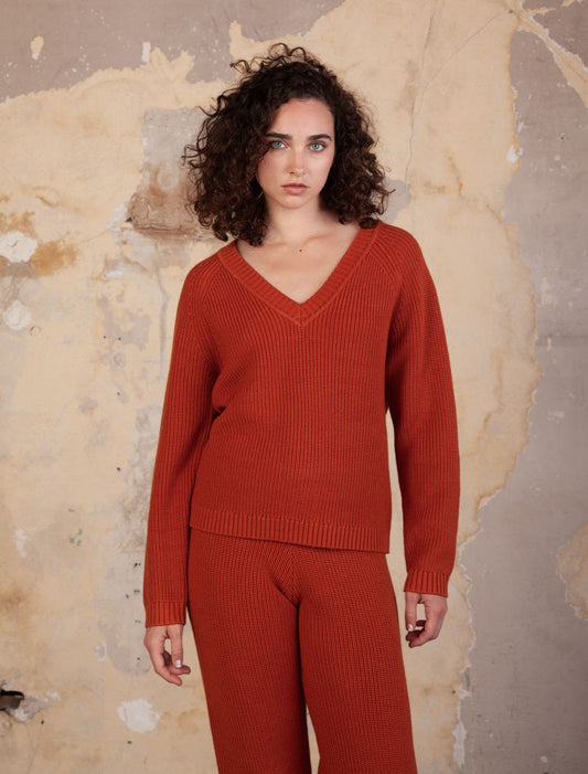 Lago V Rust  Vnk Sweater