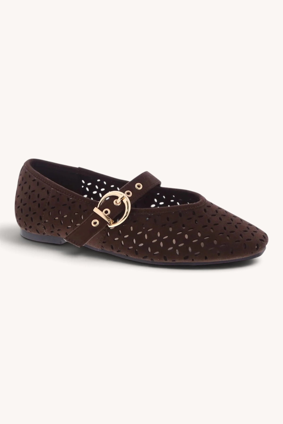 LInda- Brown Suede Mary Jane