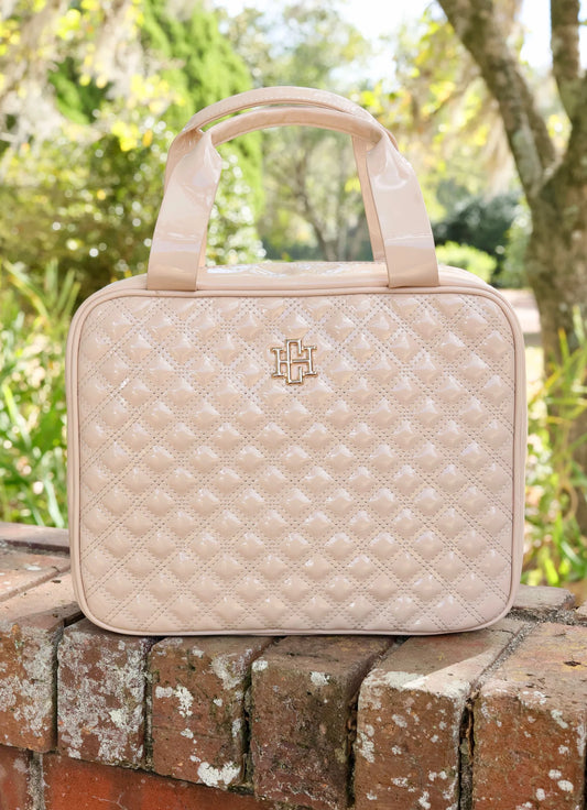 Punta Cana Large Case- Nude Patent SQ